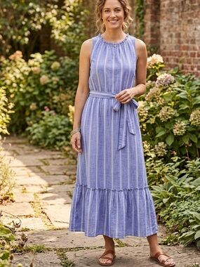 Kaari Blue Maxi Dress in Blue